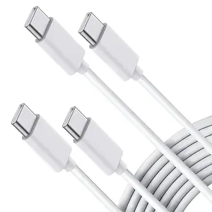 6ft High Quality USB C To Type C Fast Charging Cables 60W PD PVC Data Cables Wired Code Adapters For Samsung HUAWEI