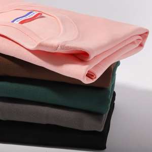 Kualitas tinggi 100% katun ukuran AS kaus pria 300 Gsm layar kustom cetak 3D uniseks kasual ukuran besar kaus cetak kosong - Product Image 1