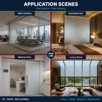 Film PDLC auto-adhésif décoratif |   Verre intelligent à intensité variable pour la confidentialité |   Solution de fenêtres commutables pour les espaces modernes