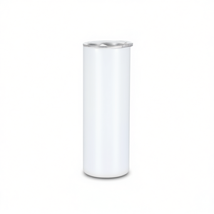 White Stainless Steel Tumbler 20 Oz Double Wall Insulated With Lid For Office Car Outdoor Use - Product Image 1