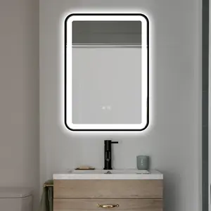 Eco-friendly Bathroom Energy Saving Moisture-proof Touch Key Sensitive Stable High Backlight Smart Bathroom Mirror