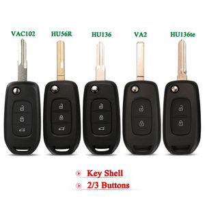 Renault <span class=keywords><strong>Sandero</strong></span> <span class=keywords><strong>Dacia</strong></span> Logan Lodgy Dokker Duster <span class=keywords><strong>coque</strong></span> <span class=keywords><strong>de</strong></span> <span class=keywords><strong>clé</strong></span> à distance 2/3 boutons VAC102 VA2 lame Fob - Product Image 6