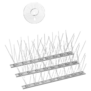 Maison Jardin Clôture Mur Pointes Oiseaux <span class=keywords><strong>Anti</strong></span> Pigeon Pointes De Contrôle Des Oiseaux En Acier Inoxydable - Product Image 1