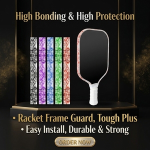 Bande de protection d'angle pour raquette de pickleball en TPU, haute élasticité, ajustement parfait, protection anti-rayures, vente en gros OEM - Product Image 1