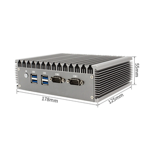 ZOOMWIN Mini ordenador Core I3 4005U/<span class=keywords><strong>i5</strong></span> 4200U PC integrado Mini PC sin ventilador con HD + VGA Pantalla dual Dual Gigabit Ethernet - Product Image 5