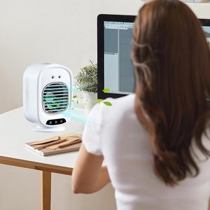 Fast <strong>Cooling</strong> Table Pedestal <strong>Fans</strong> Air Conditioner Standing Spray Charging Desk <strong>Fan</strong> <strong>Outdoor</strong> Plastic Leafless Bladeless <strong>Fans</strong> - Product Image 4