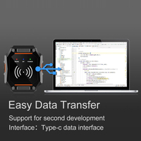 Lecteur d'étiquettes RFID UHF portable pour montre connectée, application Android, Type-C, Bluetooth, pour la logistique, 860-960 MHz, pour entrepôt