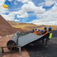 Revestimiento para Estanques de HDPE, Anti-UV, Duradero, Ecológico e Impermeable, para Piscicultura, Acuicultura de Camarones, Proyectos de Embalses y Vertederos, 3 Años de Garantía