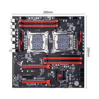 Carte mère HUANANZHI X99 8D3 à double emplacement pour processeur, RAM DDR3, format E-ATX, prend en charge la plateforme de processeur LGA2011-3