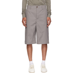 Custom Stretch Cotton Oxford <b>Shorts</b> Straight Leg Loose Fit Button Fly Knee Length <b>Work</b> <b>Shorts</b> for <b>Men</b> - Product Image 1