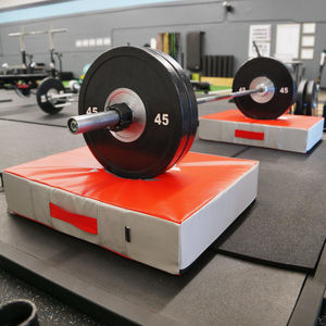 <span class=keywords><strong>Tapis</strong></span> <span class=keywords><strong>de</strong></span> chute pour haltères avec logo personnalisé pour l'entraînement <span class=keywords><strong>de</strong></span> force, coussinets <span class=keywords><strong>de</strong></span> protection en <span class=keywords><strong>PVC</strong></span> pour l'haltérophilie - Product Image 4