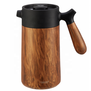 PINKAH Caffettiera a Stantuffo in Acciaio Inox a Doppia Parete con Vuoto, Caraffa Termica Isolata per Caffè, Marchio Privato - Product Image 5