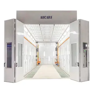 CE approved china paint booth Thermal car diesel Heating System Paint Booth retractable paint booth