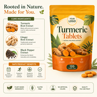 OEM/ODM Marque Privée Haosen – Comprimés de Curcuma de Qualité Alimentaire à Forte Demande avec Curcumine, Gingembre et Poivre Noir – Fabricant OEM