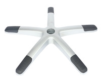 Base pivotante en plastique de haute qualité pour mobilier de bureau, pièces de rechange pour base à roulettes, repose-pieds pour fauteuil sous bureau