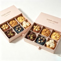Boîte d'emballage alimentaire jetable la plus vendue pour biscuits, gâteaux, pains, beignets, sushis, pâtisseries, avec insert – Vente en gros