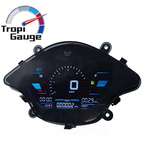 สำหรับเวสป้า สปริ้นท์ <span class=keywords><strong>150</strong></span> จอแสดงผล LCD ดิจิตอลแบบเสียบใช้งานได้ทันที  หน้าจอ LCD แสดงระยะทาง  ชุดดัดแปลงแผงหน้าปัด - Product Image 2