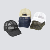 Gorra Deportiva Trucker Unisex Personalizada al por Mayor, de 6 Paneles, 100% Poliéster, con Protección UV, Transpirable, Ajustable y con Visera Curva