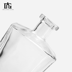 Botella <span class=keywords><strong>de</strong></span> Vidrio <span class=keywords><strong>de</strong></span> Lujo <span class=keywords><strong>de</strong></span> 500ml 750ml, Estilo Moderno, Transparente, para Tequila, Vodka, Whisky, Ginebra, <span class=keywords><strong>Licor</strong></span> - Product Image 4
