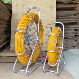 Rodillos guía <span class=keywords><strong>de</strong></span> <span class=keywords><strong>fibra</strong></span> <span class=keywords><strong>de</strong></span> <span class=keywords><strong>vidrio</strong></span> <span class=keywords><strong>de</strong></span> 6 mm y 60 m para conductos, cable <span class=keywords><strong>de</strong></span> 100 m <span class=keywords><strong>de</strong></span> longitud para desatascar tuberías - Product Image 2