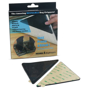 Многоразовые Нескользящие коврики 8 шт. Ковровые Коврики противоскользящие двухсторонние полиуретановые + 3 м клейкие коврики - Product Image 6