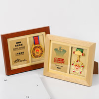 Plaque de médaille sportive en métal et bois massif, gravée au laser, écologique, personnalisée, créative, pour trophée de retraite honorifique ou de bénévole