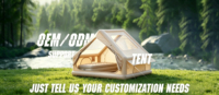 Tente de camping gonflable grande taille pour 3-4 personnes, abri imperméable et pare-soleil pour fêtes en plein air
