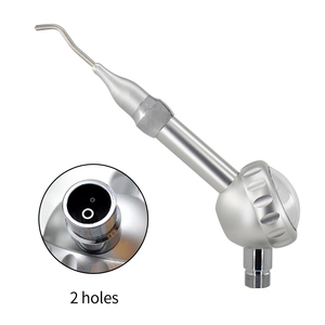 Pulidor de aire <span class=keywords><strong>y</strong></span> agua Jet Dental <span class=keywords><strong>Bicarbonato</strong></span> Jet Limpieza de dientes Blanqueamiento Chorro de arena Equipo de odontología Herramienta de pulido 2 agujeros - Product Image 5