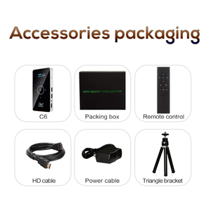 <span class=keywords><strong>P6</strong></span> <span class=keywords><strong>Mini</strong></span> <span class=keywords><strong>DLP</strong></span> chiếu Android 9.0 wifi không dây di động Movie Home Cinema cho điện thoại thông minh Miracast AirPlay - Product Image 6