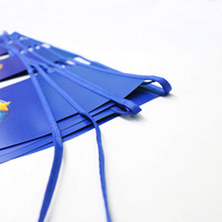 Drapeau à cordes personnalisé prix d'usine impression numérique fanion robuste drapeaux suspendus étanche
