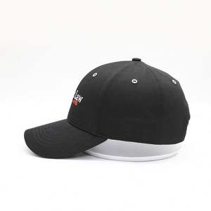 Meidiney BSCI Manufacture Custom 6 Panel <b>Mens</b> Plain <b>Black</b> Embroidery Logo Baseball <b>Caps</b> - Product Image 3