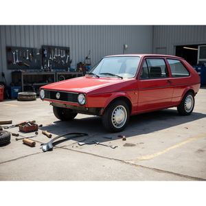 Guardabarros para Jetta 1985-1992, Lado Izquierdo, Plástico Mate, Kit de Carrocería con Cinta Adhesiva o Instalación con Tornillos - Product Image 2