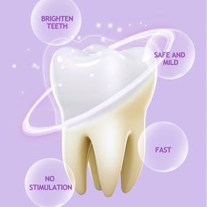 Mousse blanchissante pour dents 50 ml, sans fluor, pour l'hygiène bucco-dentaire, nettoyage efficace, élimination des taches - Product Image 4