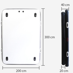3m by 2m Water Sea Lake Fishing Dock <strong>Floats</strong> Inflatable Dock <strong>Floats</strong> with Motor - Product Image 3