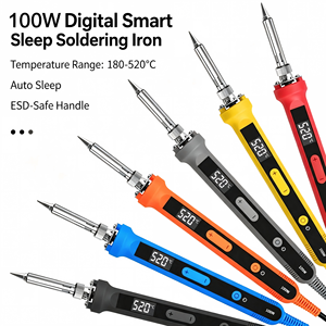 100W High Power Digital Adjustable Temp <b>Soldering</b> <b>Iron</b>, Internal Heating Constant Temperature Electronics Welding Tool - Product Image 3