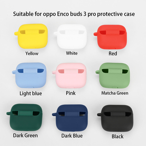 Funda Protectora de Silicona para Auriculares Inalámbricos OPPO Enco <span class=keywords><strong>Buds</strong></span> <span class=keywords><strong>3</strong></span> Pro TWS, Compatible con <span class=keywords><strong>Airpods</strong></span> Pro, Empaquetada Convenientemente en Bolsa OPP - Product Image 3