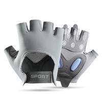 Guantes Deportivos Personalizados al por Mayor para Entrenamiento, Gimnasio, Ciclismo, Levantamiento de Pesas, Medios Dedos