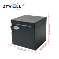 Impresora Térmica de Recibos Bluetooth sin Tinta de Alta Calidad ZYWELL de 80 mm para Pequeñas Empresas