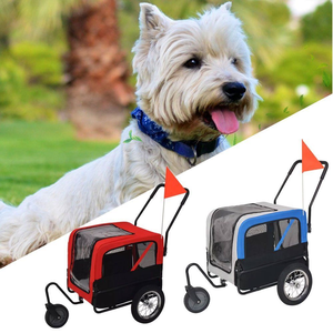 2in1 Tiện Ích Lớn Pet Baby Folding Tiện Ích Xe Đạp Xe Đạp Trailer Xe Đẩy Tay - Product Image 6