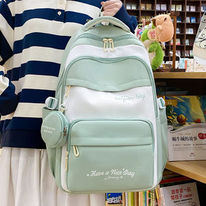 Mochila escolar para estudiantes, modelo nuevo, gran capacidad, ligera, con soporte para la espalda, para estudiantes de primaria y secundaria. - Product Image 2