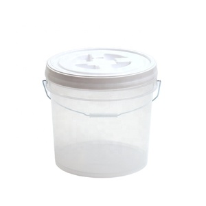 PP Transparente Color Blanco 10 L Cubo De Agua - Product Image 4