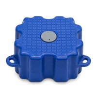 Plataforma Flotante Modular Cuadrada Azul de PE, en Oferta, para Muelle Flotante y Puente Flotante