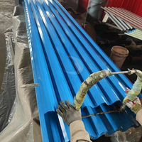Tôle de toiture en acier ondulé prélaqué ASTM/AISI PPGL, revêtement couleur zinc-aluminium, couleur RAL personnalisée