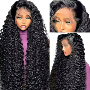 Cabello Humano Liso y Rizado para Peluca sin Pegamento con Frente de Encaje HD - Estilo Vietnamita 100% Virgen Brasileño Mink de Larga Duración - Product Image 1