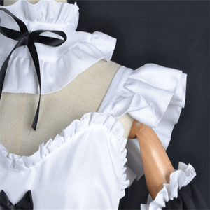 Disfraz de Anime Lolita de la Personaje <span class=keywords><strong>Rem</strong></span> de Diferentes Mundos desde Cero, Uniforme de Sirvienta para <span class=keywords><strong>Cosplay</strong></span>, en Oferta - Product Image 4