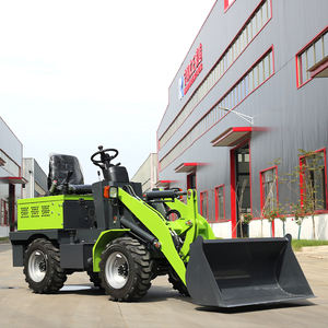 Экологичный колесный погрузчик электрическая мини-строительная машина с открытой кабиной для продажи - Product Image 2