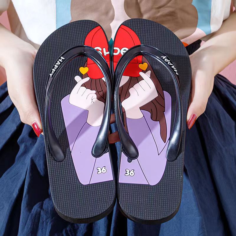 Wholesale Girls FlipFlop Indoor Outdoor Flip-flops Summer Beach Slippers Soft Flip Flop for Women