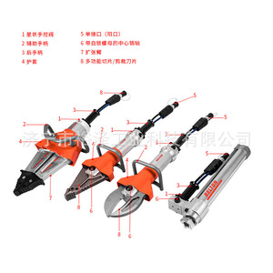 Kit de Herramientas de Rescate Hidráulico Belton, 4 Piezas, Cizallas de Emergencia de Aleación de Aluminio para Rescate de Puertas de Vehículos - Product Image 3