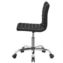 Nouveau design <span class=keywords><strong>de</strong></span> coiffeuse noire à dossier moyen, chaises <span class=keywords><strong>de</strong></span> <span class=keywords><strong>bar</strong></span> <span class=keywords><strong>de</strong></span> jeu pivotantes en cuir et <span class=keywords><strong>de</strong></span> bureau sans bras pour adultes et enfants - Product Image 5