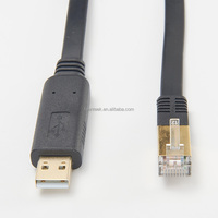 Cable de Consola de Puerto Serie con Chip FTDI Ch340 232rl R232 RS232 PL2303 USB 2.0 a RJ45 para Configuración de Switch de Red